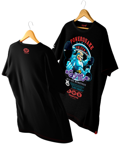Polera Machamp Gym Oversized Long Fit Unisex