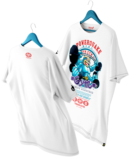 Polera Machamp Gym Oversized Long Fit Unisex