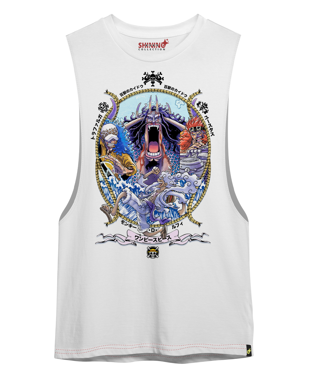 Polera One Piece Wano Kuni  Oversized Long Fit Unisex