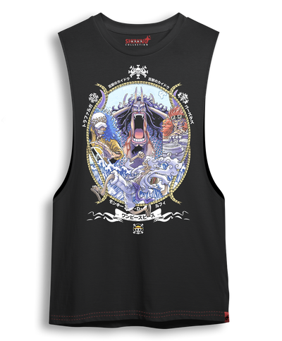 Polera One Piece Wano Kuni  Oversized Long Fit Unisex