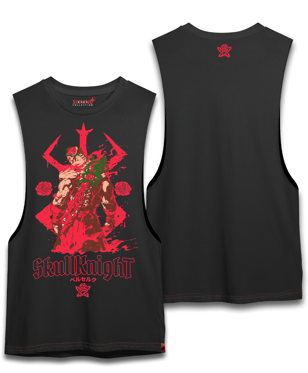 Polera Skull Knight - Berserk - Long Fit Unisex