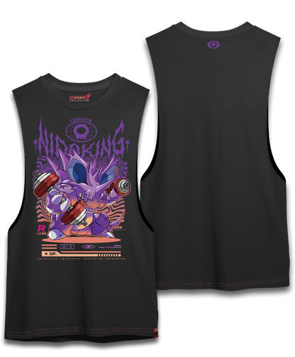 Polera Nidoking Gym - Pokemon Long Fit Unisex