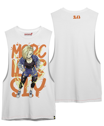 Polera Androide 18 - Dragon ball Z - Oversized Long Fit Unisex