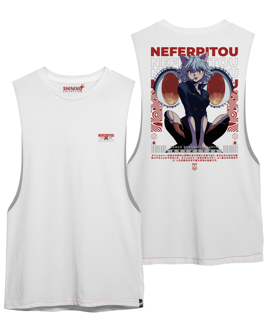 Polera Neferpitou - Hunter X - Oversized Long Fit Unisex