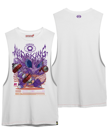 Polera Nidoking Gym - Pokemon Long Fit Unisex