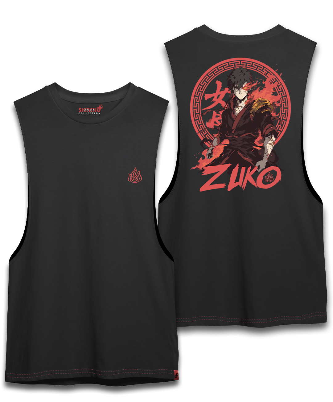 Polera Principe Zuko - Avatar: la leyenda de Aang Long Fit Unisex