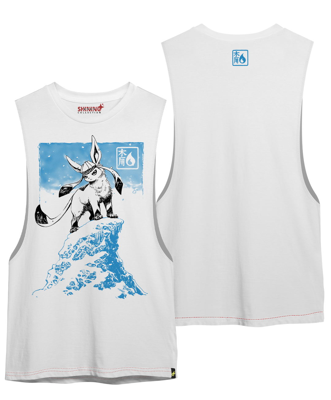 Polera Glaceon "Ice Spirit" – Oversized Long Fit Unisex