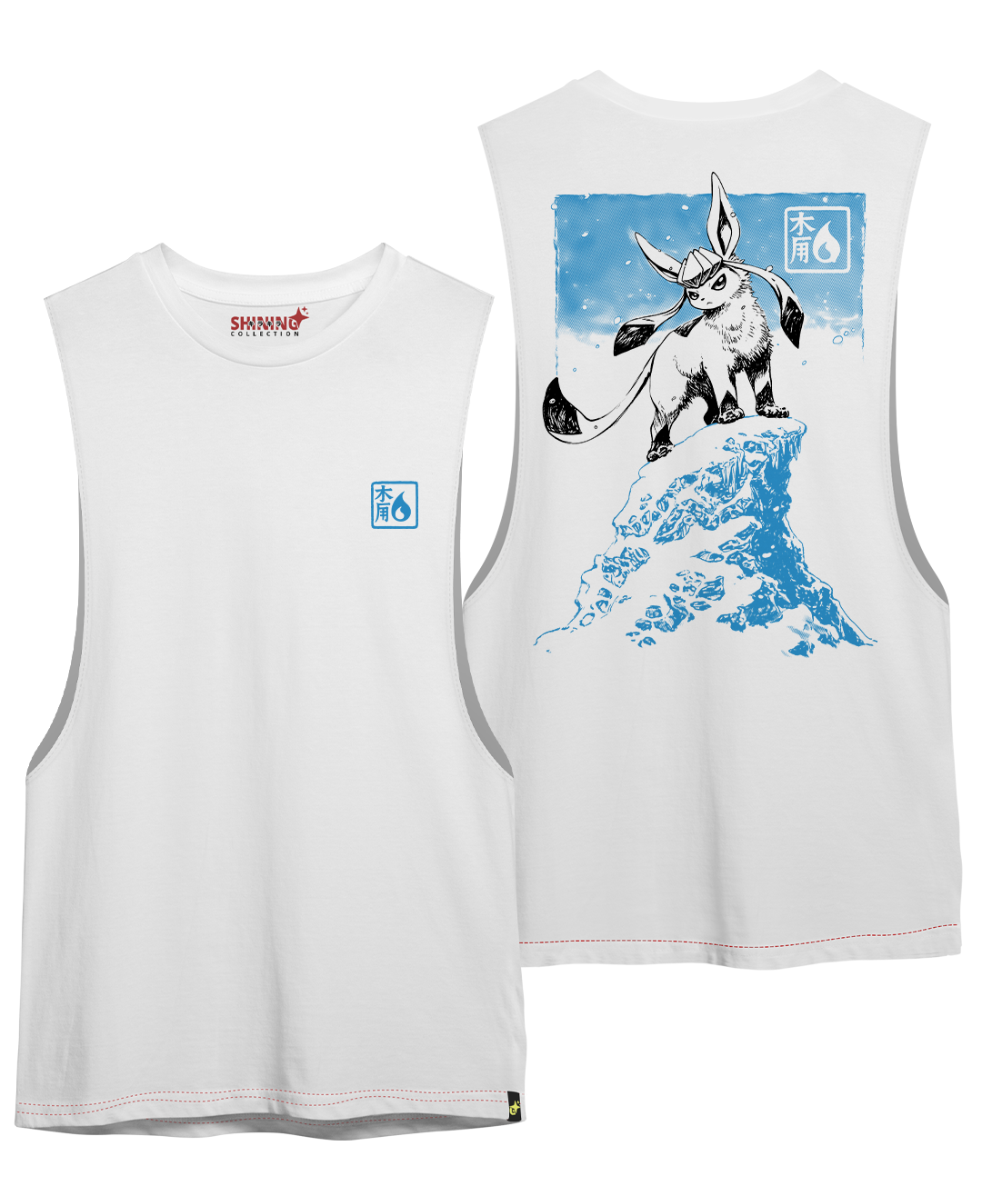 Polera Glaceon "Ice Spirit" – Oversized Long Fit Unisex