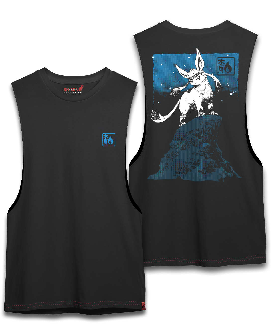 Polera Glaceon "Ice Spirit" – Oversized Long Fit Unisex