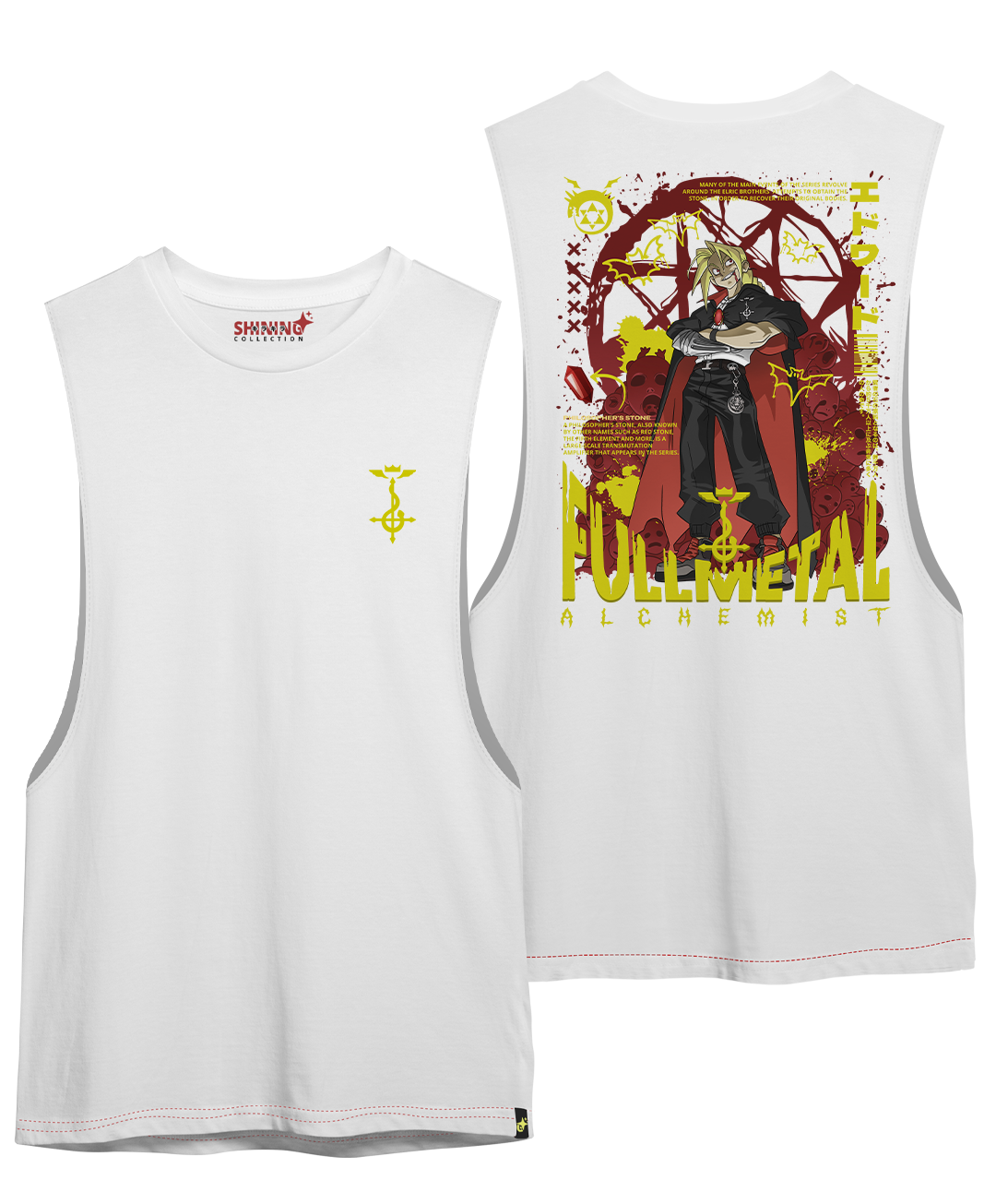 Polera Edward Vampiro - Fullmetal Alchemist Long Fit Unisex