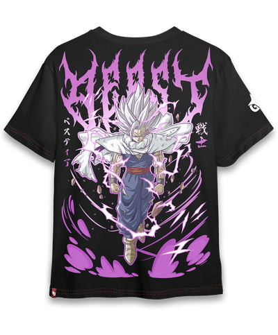 Polera Full Art Gohan Bestia - Dragon Ball Z - Oversized Long Fit Unisex