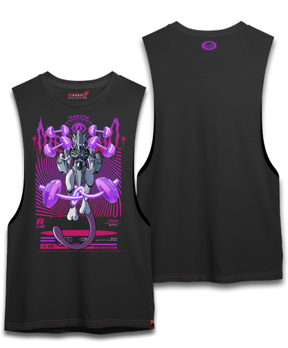 Polera Mewtwo Armored Gym - Pokemon Long Fit Unisex