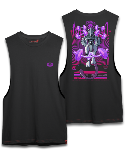 Polera Mewtwo Armored Gym - Pokemon Long Fit Unisex