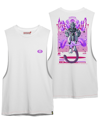Polera Mewtwo Armored Gym - Pokemon Long Fit Unisex