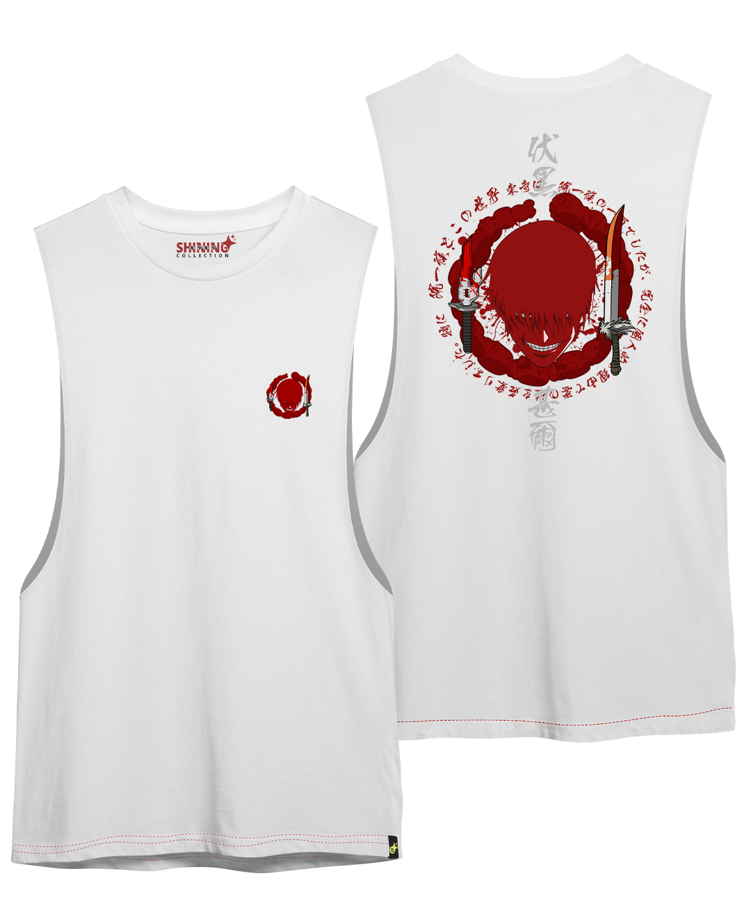 Polera Toji Fushiguro Caos Maldito - Jujutsu Kaisen Oversized Long Fit Unisex