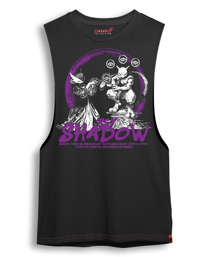 Polera Psy Shadow | Mewtwo y Gardevoir | Pokemon Oversized Long Fit Unisex