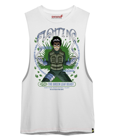 Polera Rock Lee - Bestia Verde de la Hoja - Naruto Long Fit Unisex
