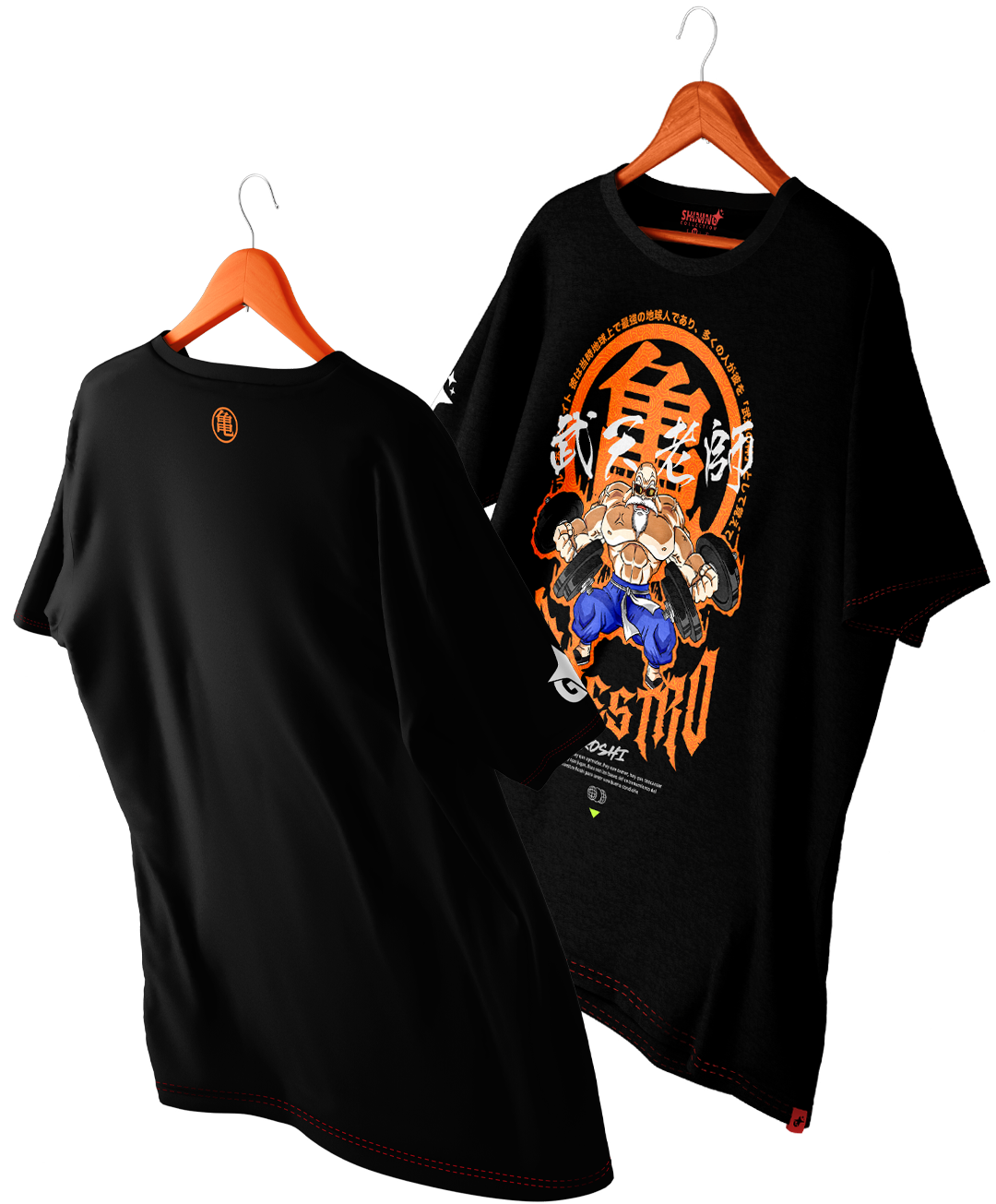 Polera Maestro Roshi: Desata el Poder Kame con Estilo Oversized Long Fit  Unisex