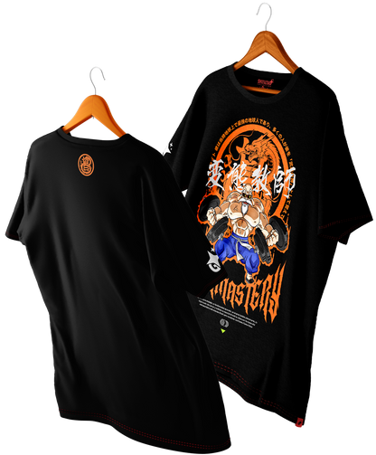 Polera Maestro Roshi: Desata el Poder Kame con Estilo Oversized Long Fit Unisex