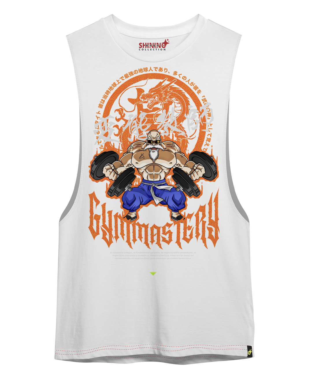 Polera Maestro Roshi: Desata el Poder Kame con Estilo Oversized Long Fit Unisex