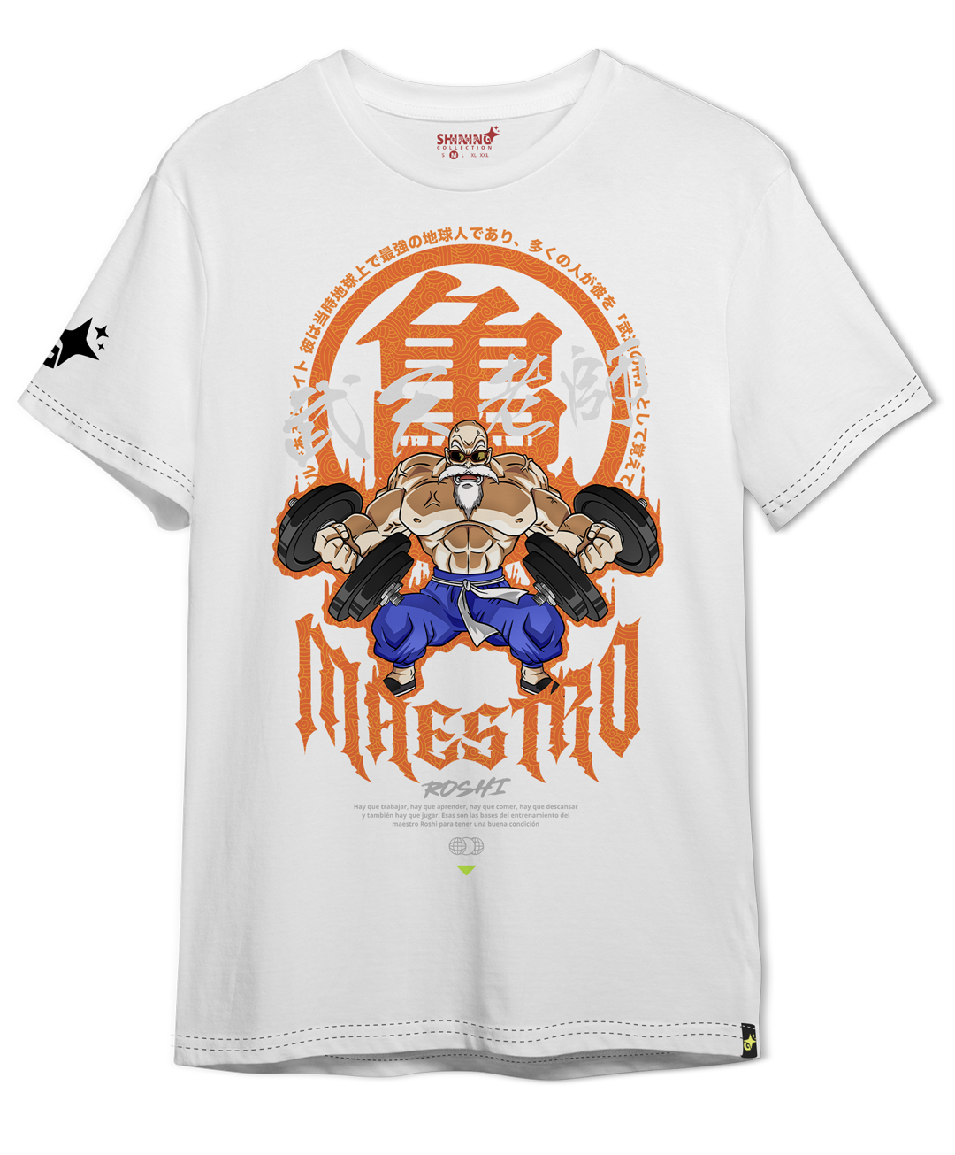 Polera Maestro Roshi: Desata el Poder Kame con Estilo Oversized Long F –  ShiningCollection