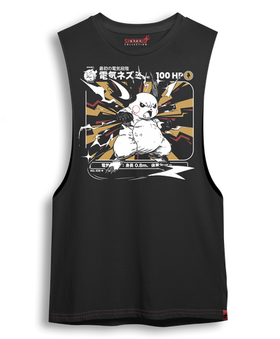 Polera Raichu Achurado Oversized Long Fit Unisex