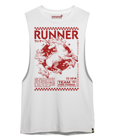 Polera Runner – Fire Power Team (Rapidash) - Pokemon Long Fit Unisex