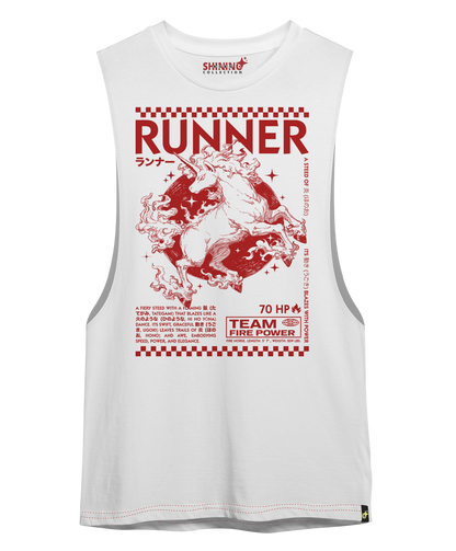 Polera Runner – Fire Power Team (Rapidash) - Pokemon Long Fit Unisex