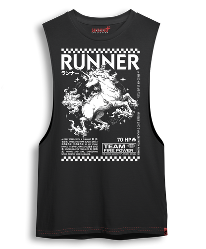 Polera Runner – Fire Power Team (Rapidash) - Pokemon Long Fit Unisex