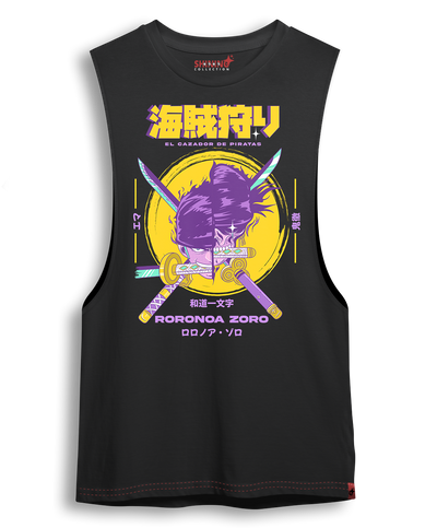 Polera Roronoa Zoro Skull Oversized Long Fit Unisex
