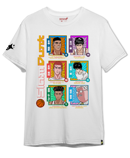 Polera Equipo Shohoku Slam Dunk Oversized Long Fit Unisex