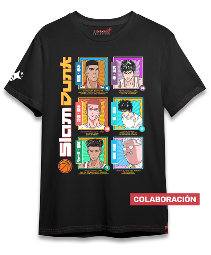 Polera Equipo Shohoku Slam Dunk Oversized Long Fit Unisex