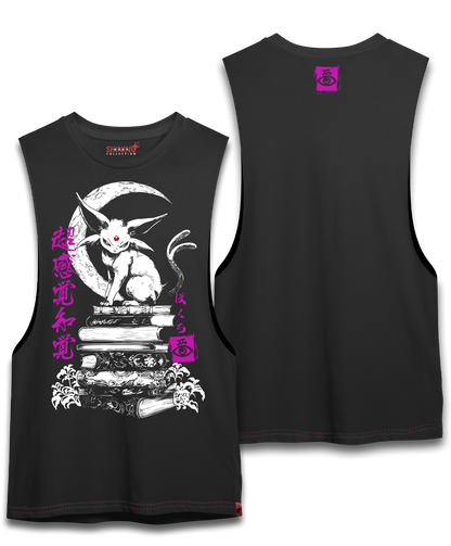 Polera Espeon Percepción Extrasensorial Tec. Achurado Pokemon Oversized Long Fit Unisex