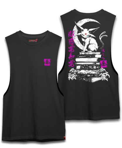 Polera Espeon Percepción Extrasensorial Tec. Achurado Pokemon Oversized Long Fit Unisex