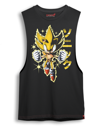 Polera Super Sonic Speedster Oversized Long Fit Unisex