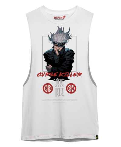 Polera Satoru Gojo | Jujutsu Kaisen Oversized Long Fit Unisex