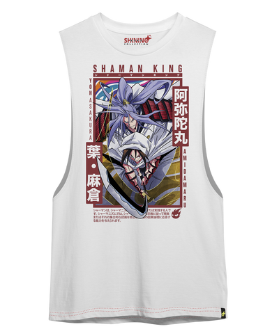 Polera Amidamaru x Yoh Azakura Shaman King Oversized Long Fit Unisex