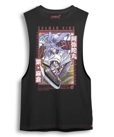 Polera Amidamaru x Yoh Azakura Shaman King Oversized Long Fit Unisex