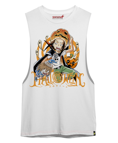 Polera Shaman King Yoh Azakura Halloween Oversized Long Fit Unisex