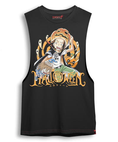 Polera Shaman King Yoh Azakura Halloween Oversized Long Fit Unisex
