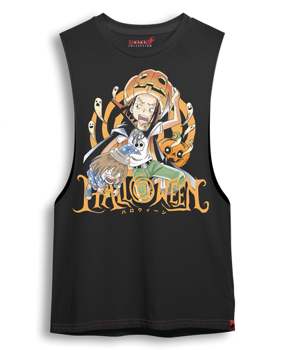 Polera Shaman King Yoh Azakura Halloween Oversized Long Fit Unisex