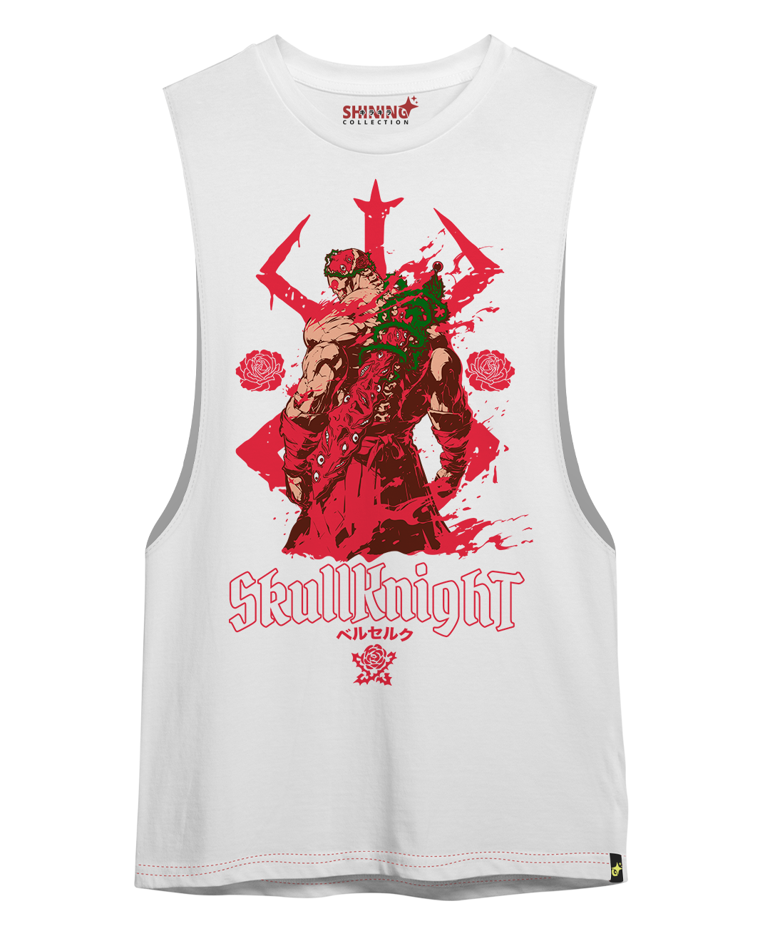 Polera Skull Knight - Berserk - Long Fit Unisex