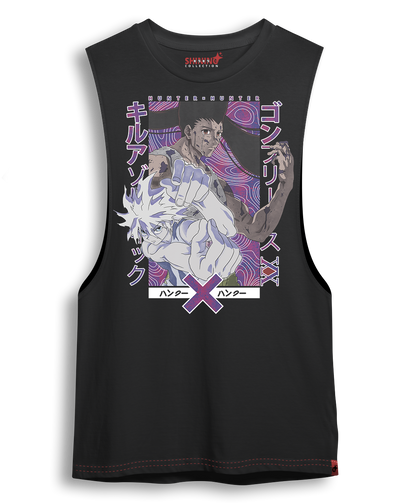 Polera Super Gon x Killua Hunter x Hunter Oversized Long Fit Unisex