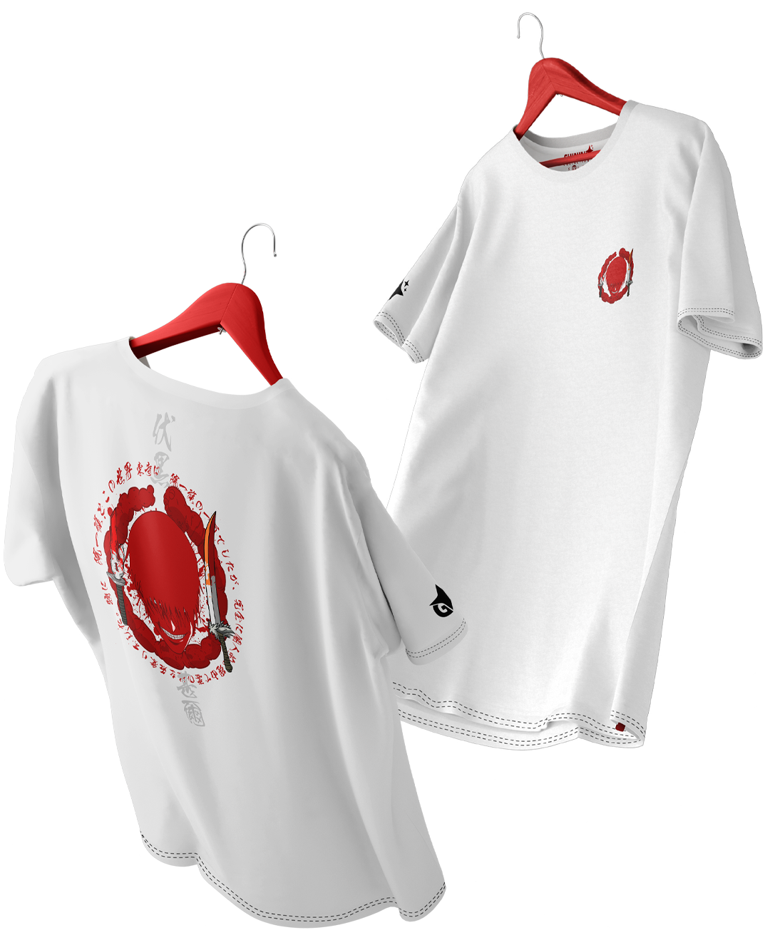 Polera Toji Fushiguro Caos Maldito - Jujutsu Kaisen Oversized Long Fit Unisex