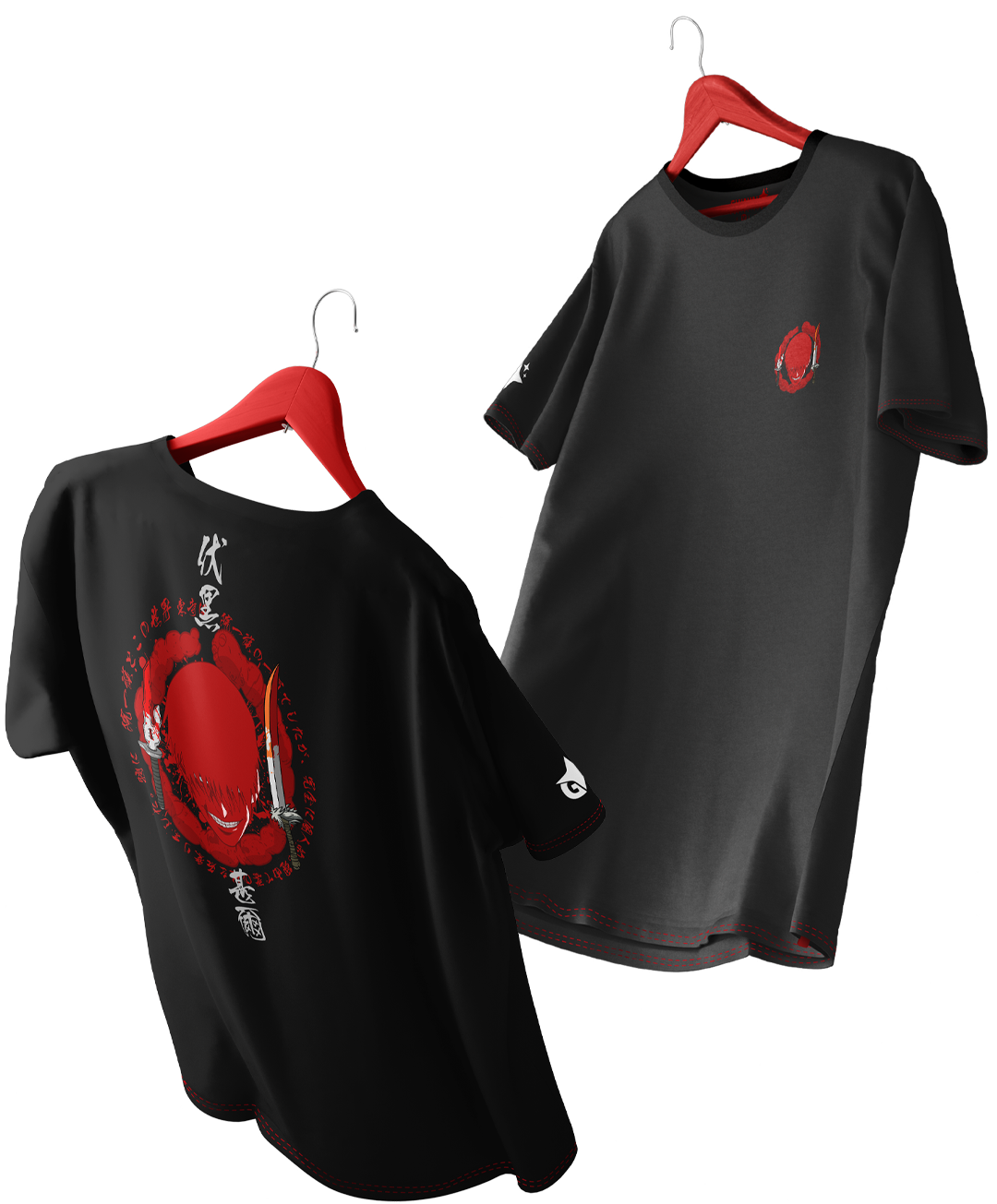 Polera Toji Fushiguro Caos Maldito - Jujutsu Kaisen Oversized Long Fit Unisex