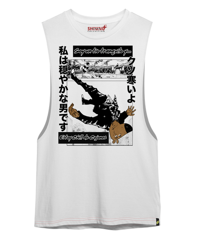Polera "Soy un Tío Tranquilo" - Shining Collection Oversized Long Fit Unisex