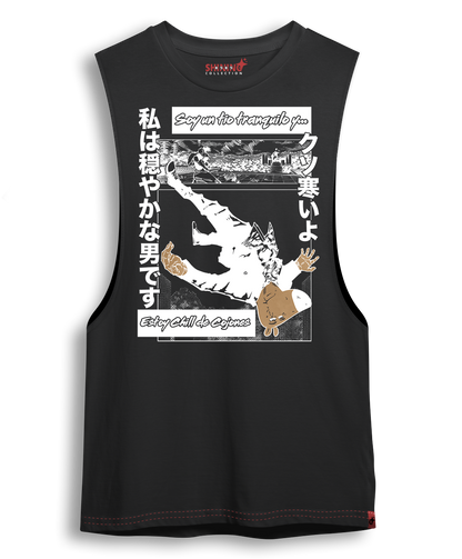 Polera "Soy un Tío Tranquilo" - Shining Collection Oversized Long Fit Unisex