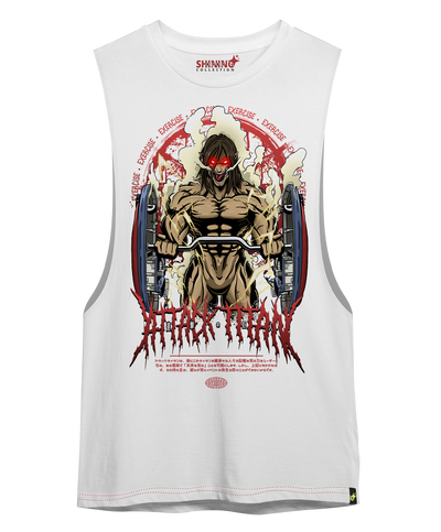 Polera Titan de Ataque Gym Oversized Long Fit Unisex
