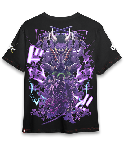 Polera Full Art Roronoa Zoro - One piece - Oversized Long Fit Unisex