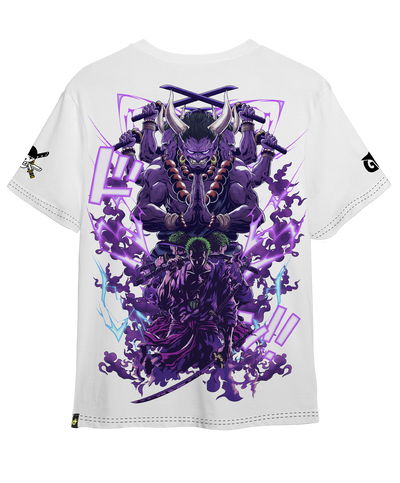 Polera Full Art Roronoa Zoro - One piece - Oversized Long Fit Unisex